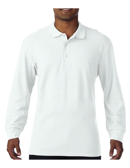 Premium Cotton Adult Double Piqué Polo LS0