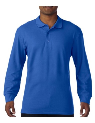 Premium Cotton Adult Double Piqué Polo LS1