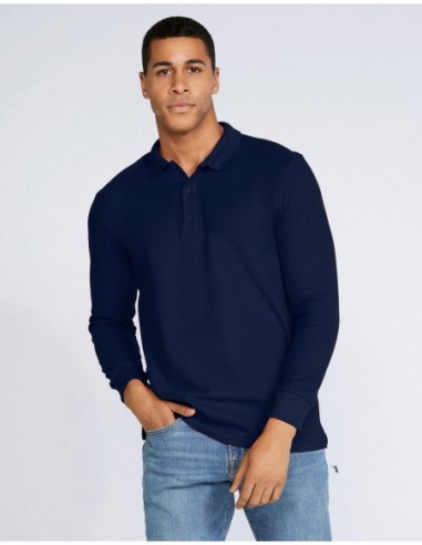 Premium Cotton Adult Double Piqué Polo LS6