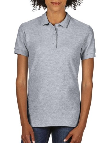 Premium Cotton Ladies Double Piqué Polo0