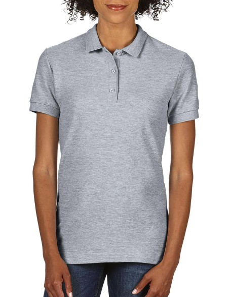 Premium Cotton Ladies Double Piqué Polo0