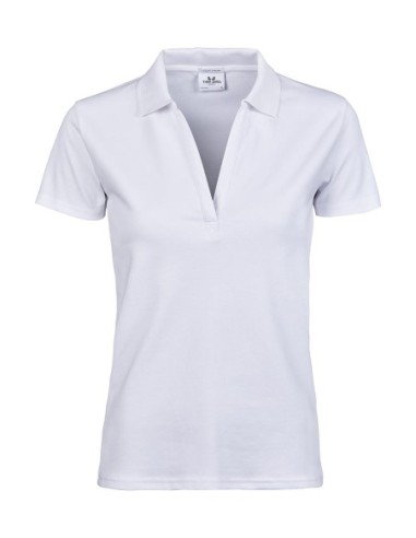 Womens Luxury Stretch V Polo0