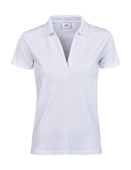 Womens Luxury Stretch V Polo0