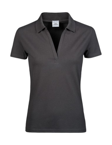 Womens Luxury Stretch V Polo3