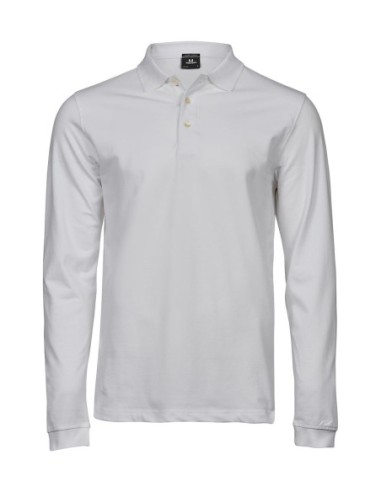 Luxury LS Stretch Polo0