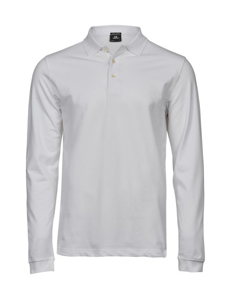 Luxury LS Stretch Polo0