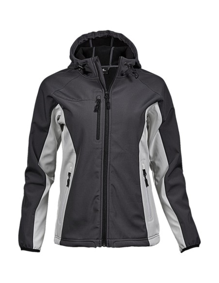 Ladies Hooded Lightweight Performance Softshell0