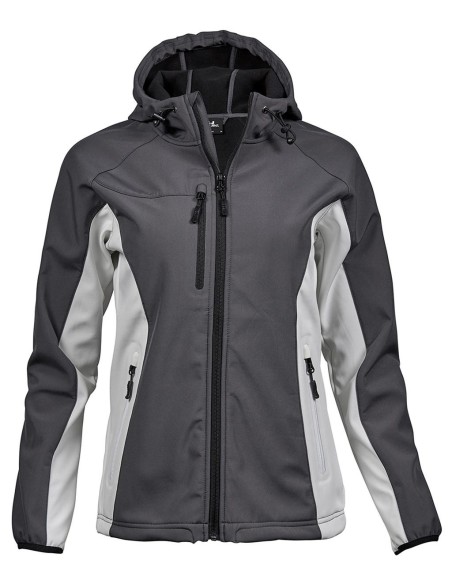 Ladies Hooded Lightweight Performance Softshell1