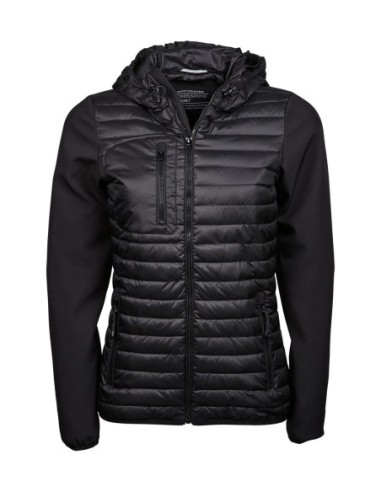 Ladies Hooded Crossover Jacket0
