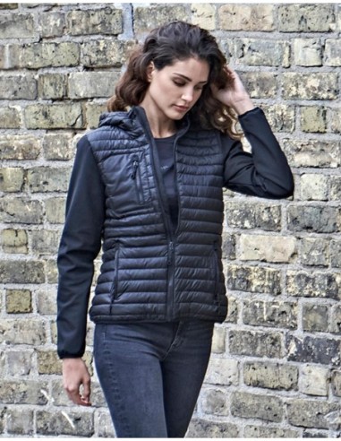 Ladies Hooded Crossover Jacket1