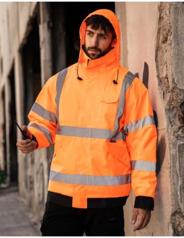 Hi-Vis Rain Jacket Lite "Kaunas"3
