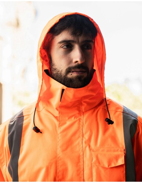 Hi-Vis Rain Jacket Lite "Kaunas"4