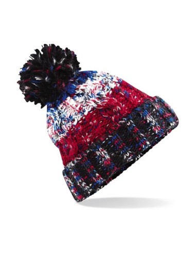 Corkscrew Pom Pom Beanie1