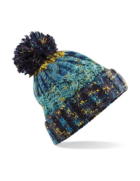 Corkscrew Pom Pom Beanie2