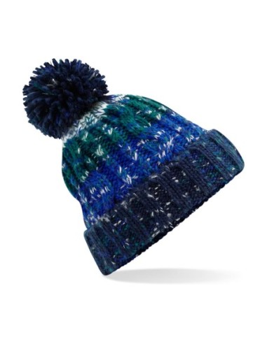 Corkscrew Pom Pom Beanie3
