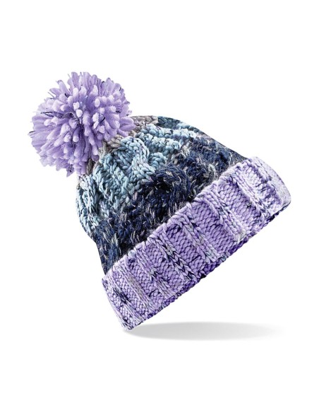 Corkscrew Pom Pom Beanie6