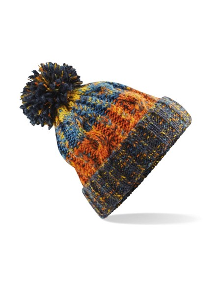 Corkscrew Pom Pom Beanie7
