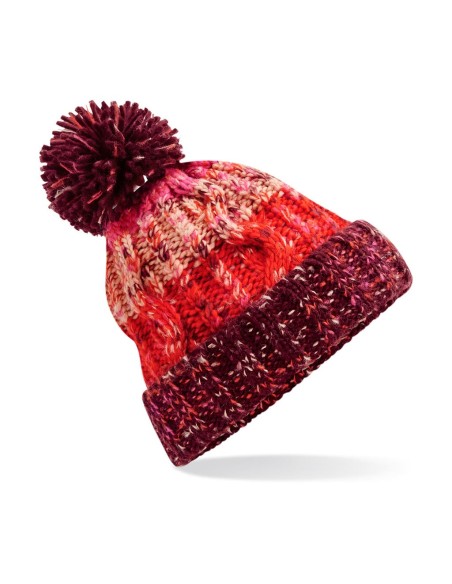 Corkscrew Pom Pom Beanie9