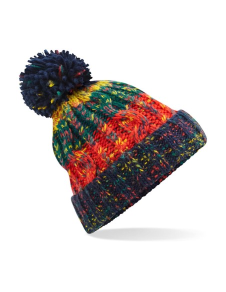 Corkscrew Pom Pom Beanie10