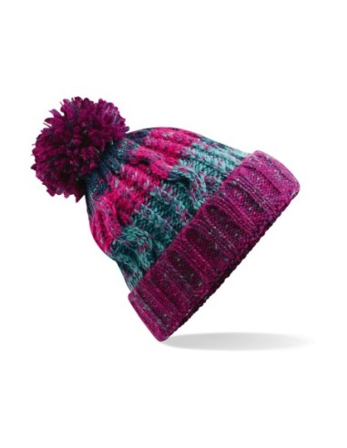 Corkscrew Pom Pom Beanie11
