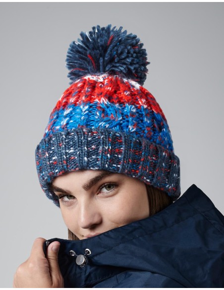 Corkscrew Pom Pom Beanie13