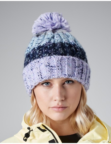 Corkscrew Pom Pom Beanie14