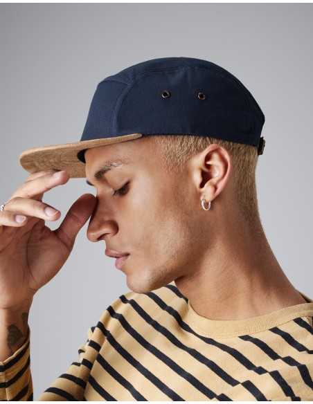 Suede Peak 5 Panel Cap2