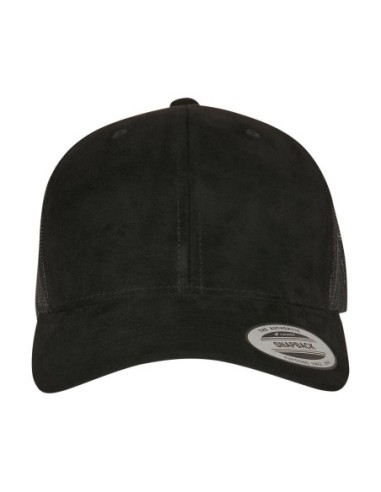Suede Leather Trucker Cap0