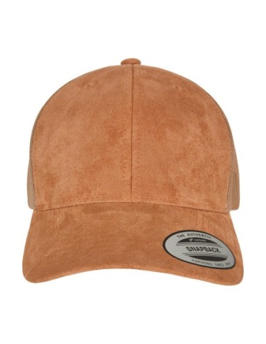 Suede Leather Trucker Cap1