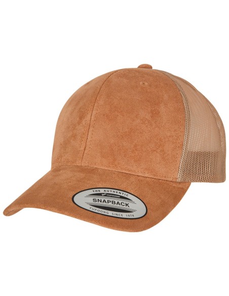 Suede Leather Trucker Cap2