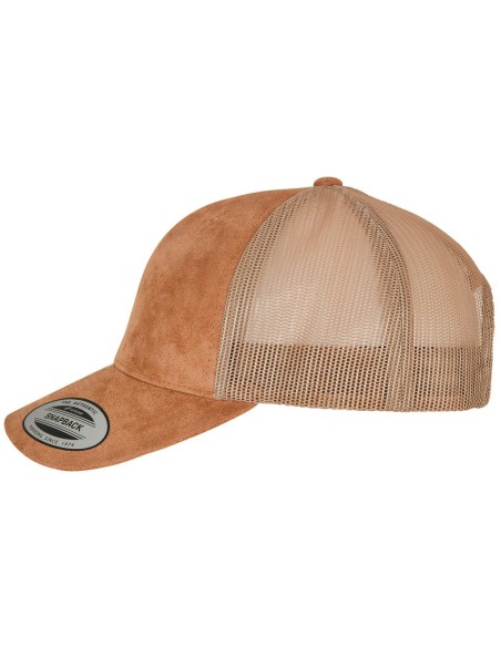 Suede Leather Trucker Cap3