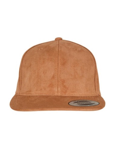 Suede Leather Snapback1