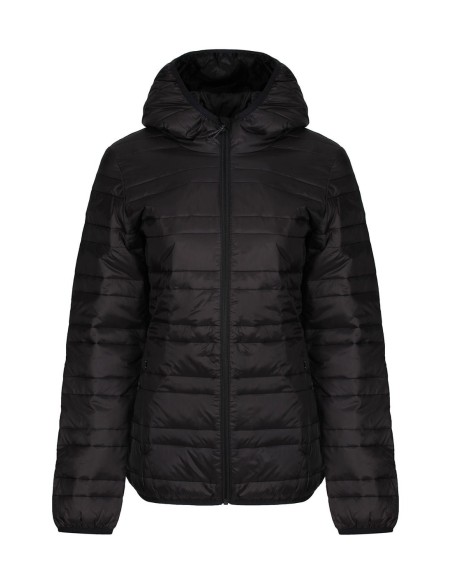 Womens Hooded Firedown Baffle Jacket1