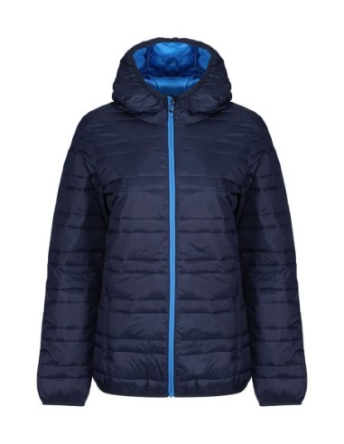 Womens Hooded Firedown Baffle Jacket2