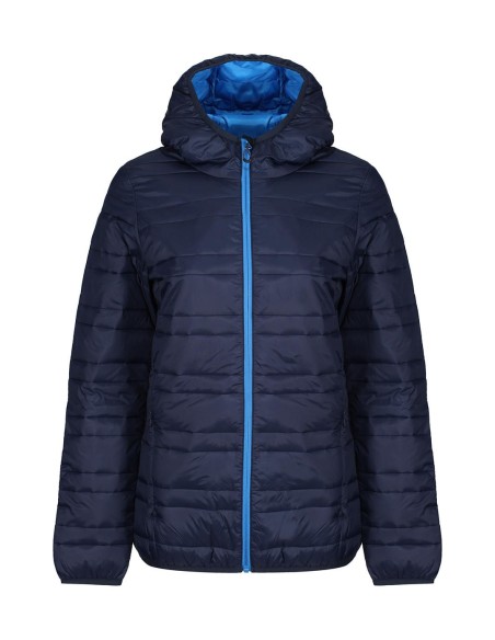Womens Hooded Firedown Baffle Jacket2