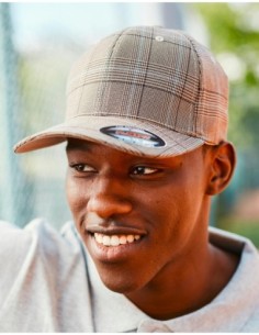 Glen Check Cap2