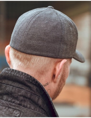 Heringbone Melange Cap2