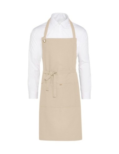 PROVENCE - Eyelet Bib Apron with Pocket0