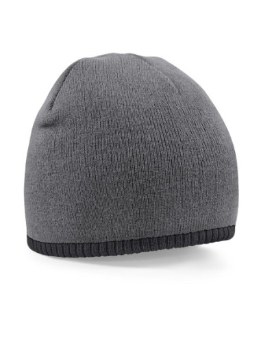 Two-Tone Beanie Knitted Hat1