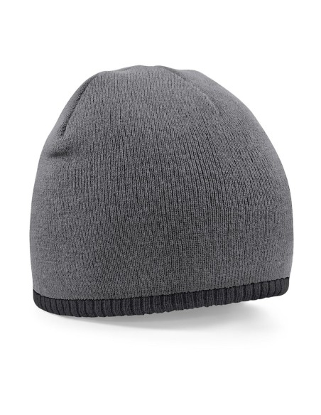 Two-Tone Beanie Knitted Hat1