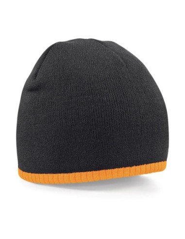 Two-Tone Beanie Knitted Hat3
