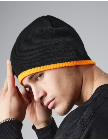 Two-Tone Beanie Knitted Hat6