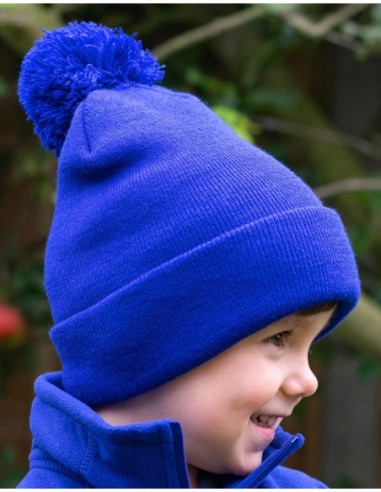 Junior Pom Pom Beanie9