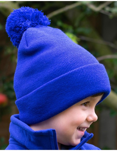 Junior Pom Pom Beanie9