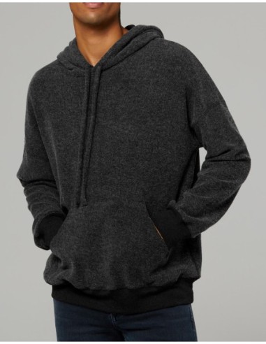 Unisex Sueded Fleece Pullover Hoodie0