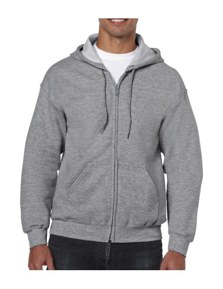 Heavy Blend Adult Full Zip Hooded Sweat1