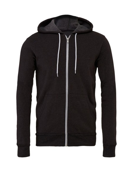 Unisex Poly-Cotton Full Zip Hoodie4