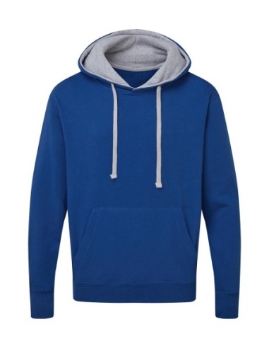 Contrast Hooded Sweatshirt Men3