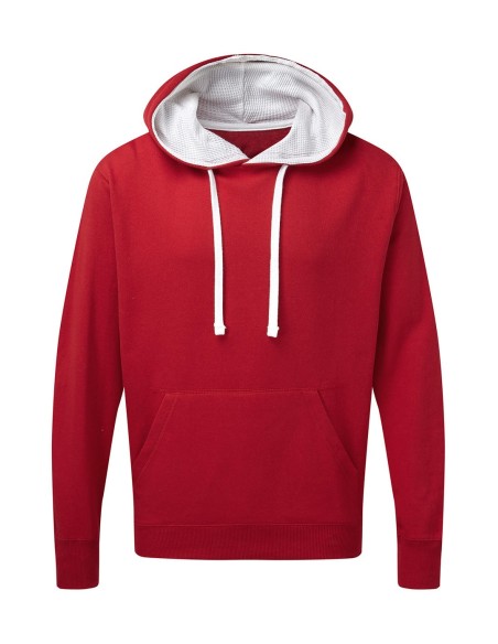 Contrast Hooded Sweatshirt Men4
