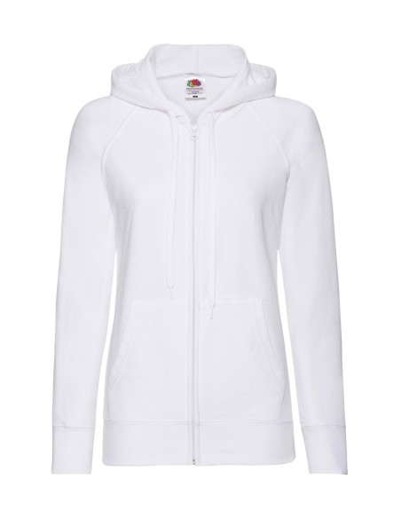 Ladies Lightweight Hooded Sweat Jacket0